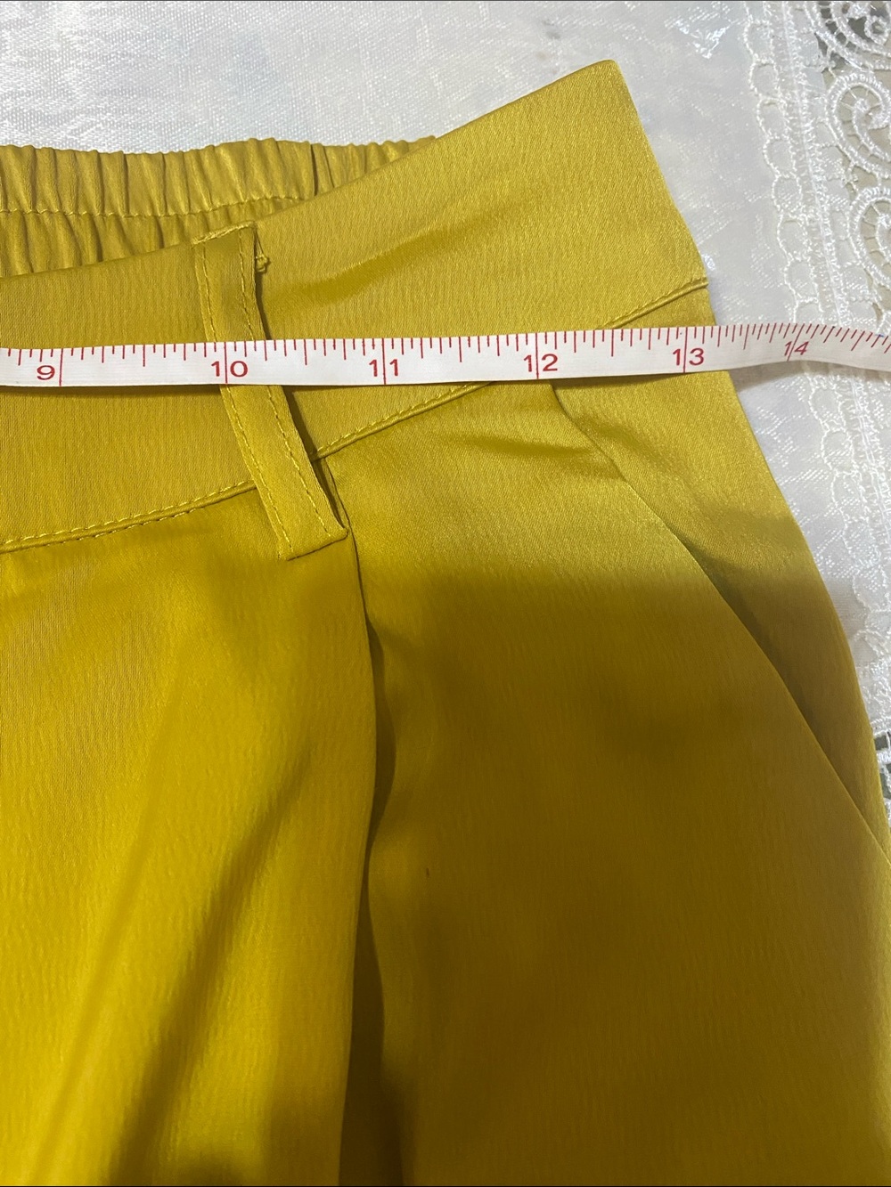 House of Harlow 1960 Mustard Yellow Wide-Leg Pants & Cropped Cami Open to Offers - Picture 12 of 16